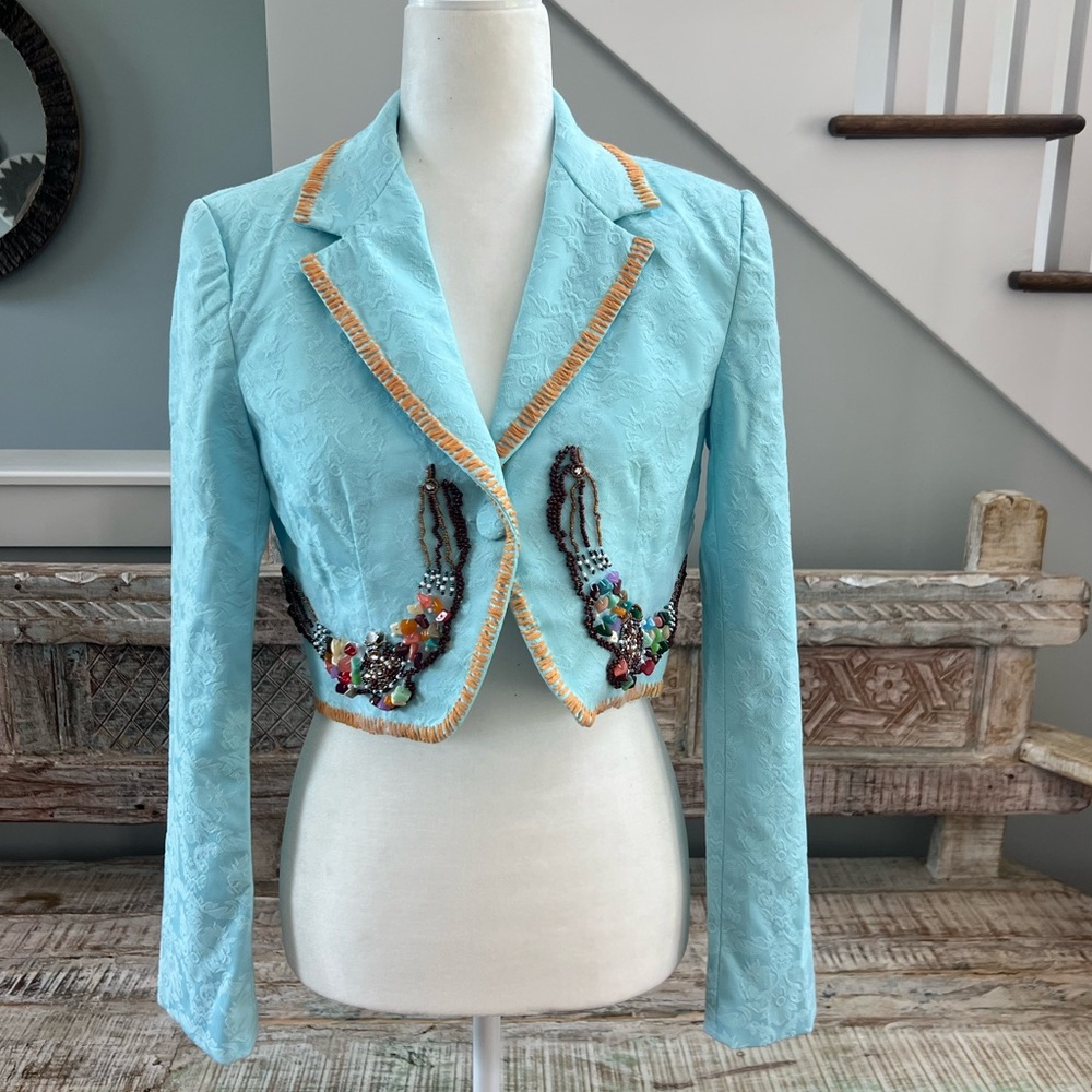 Spy Exchange Embellished Rare Blazer NWT Size Small